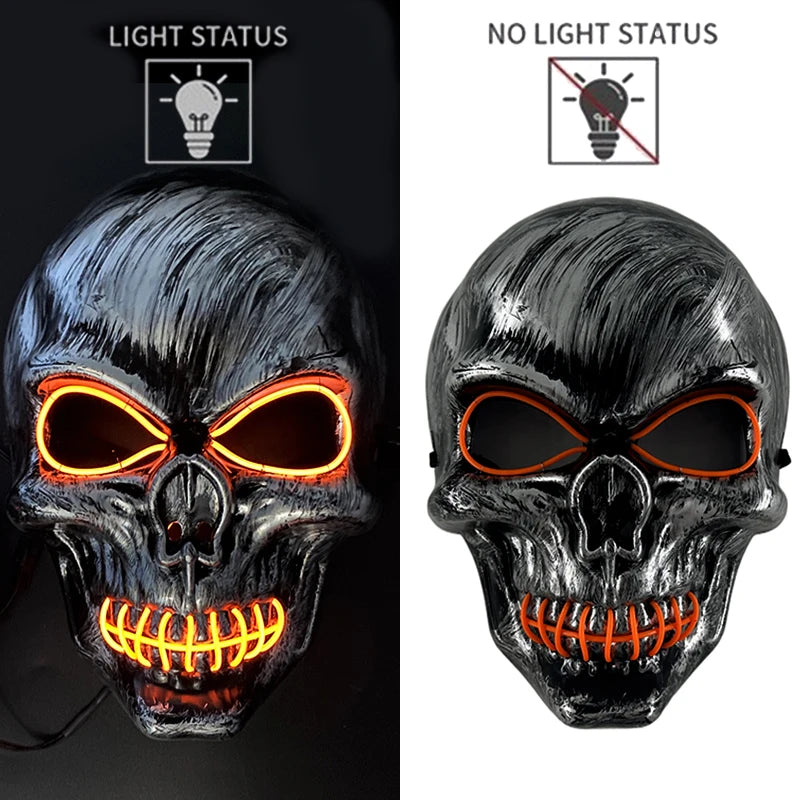 Realistic Red Skull Mask