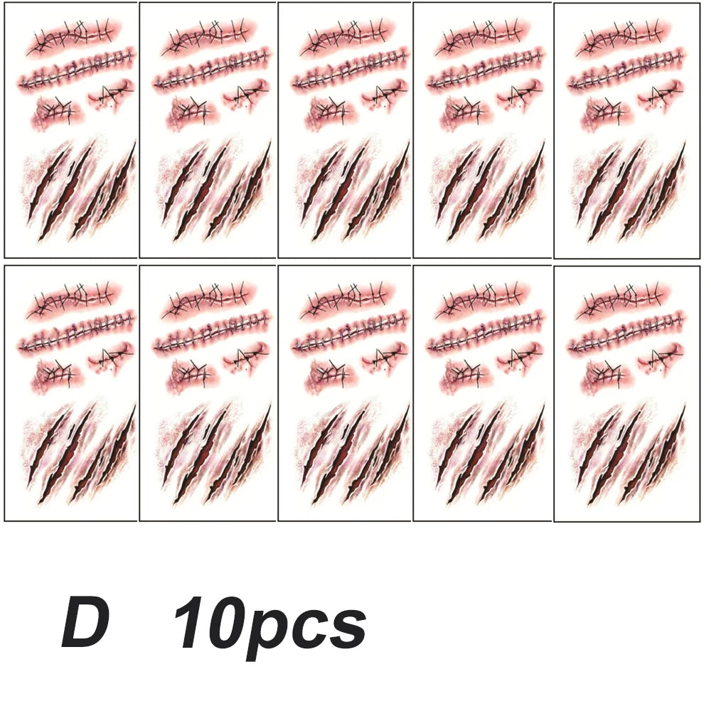 Realistic Scar Tattoo Stickers