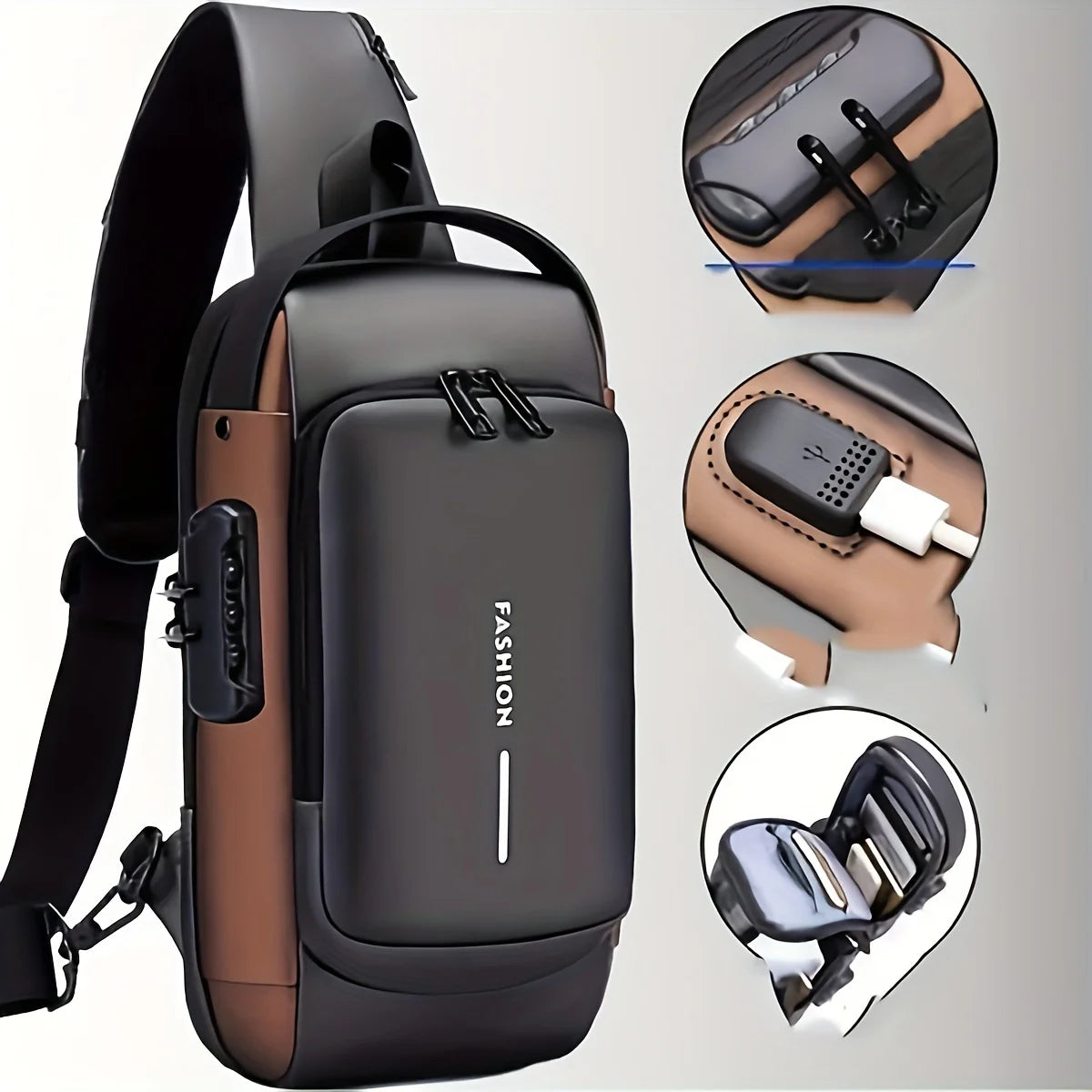 Anti-Theft Sling Bag – Stylish, Secure, and Travel-Ready