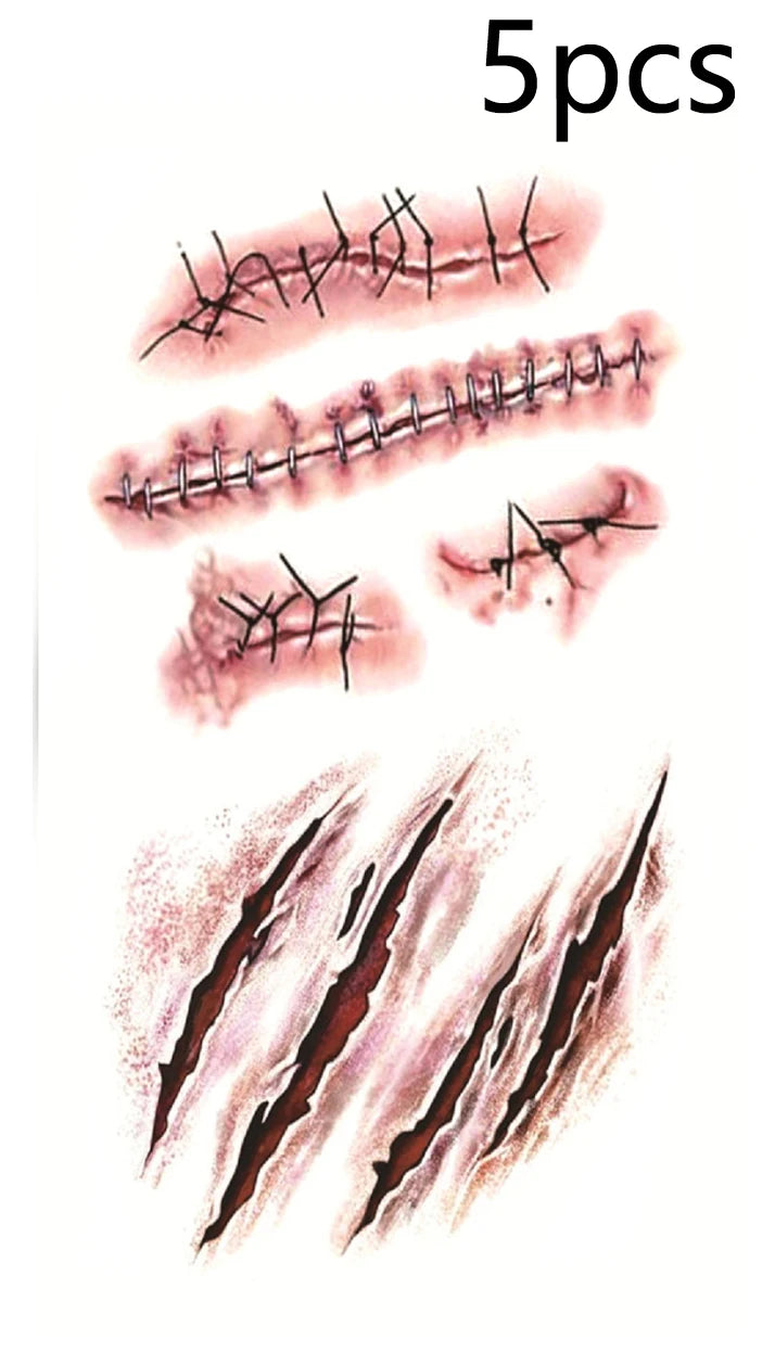 Realistic Scar Tattoo Stickers