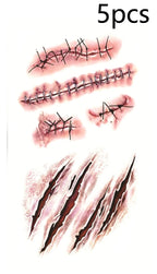 Realistic Scar Tattoo Stickers