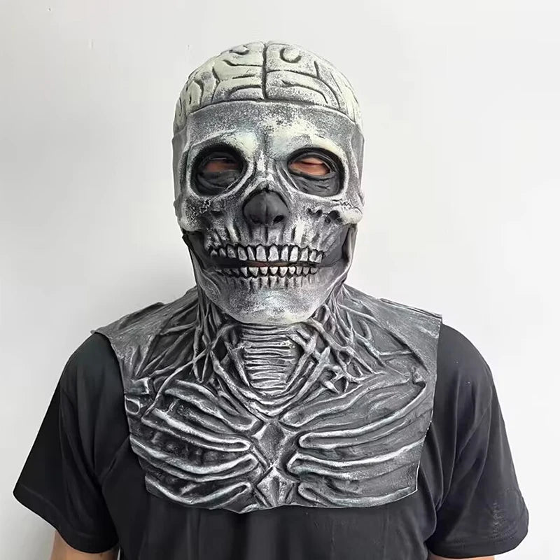 Realistic Red Skull Mask