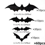 3D PVC Bat Wall Stickers
