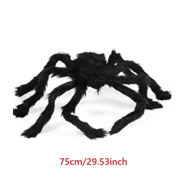 Giant Plush Halloween Spiders