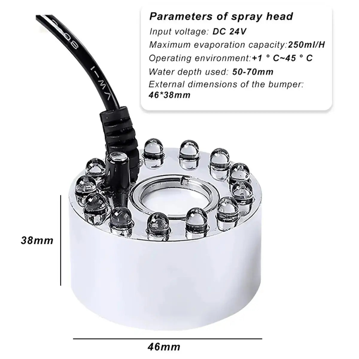 Mini LED Fog Machine