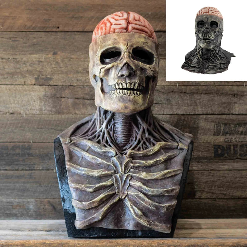 Realistic Red Skull Mask