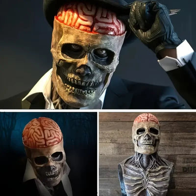Realistic Red Skull Mask