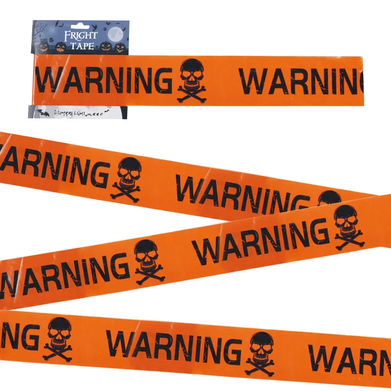 Skull Head Warning Tape