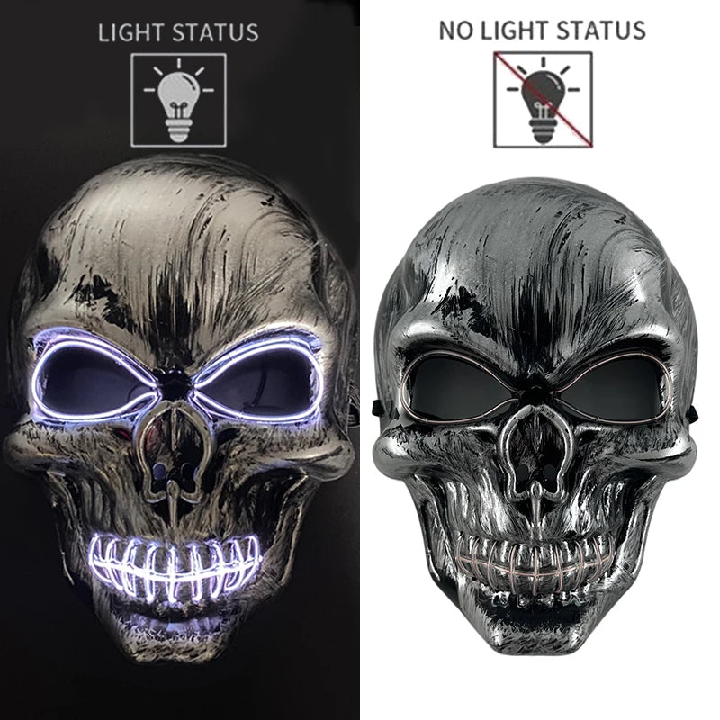 Realistic Red Skull Mask