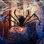 Giant Plush Halloween Spiders