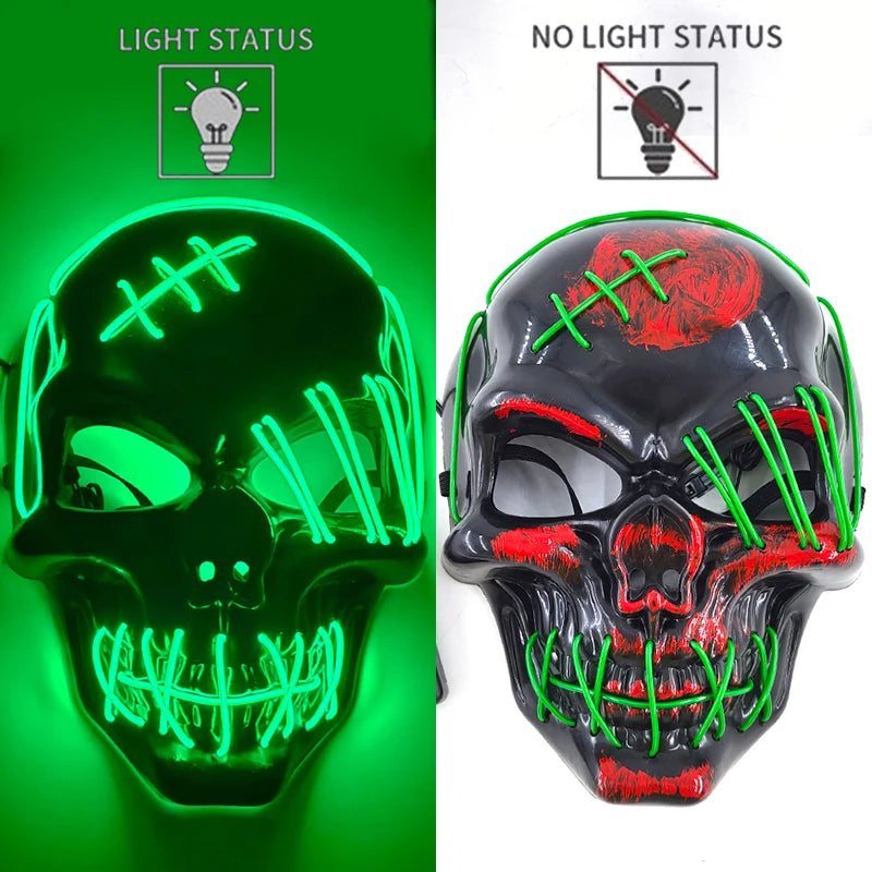 Realistic Red Skull Mask