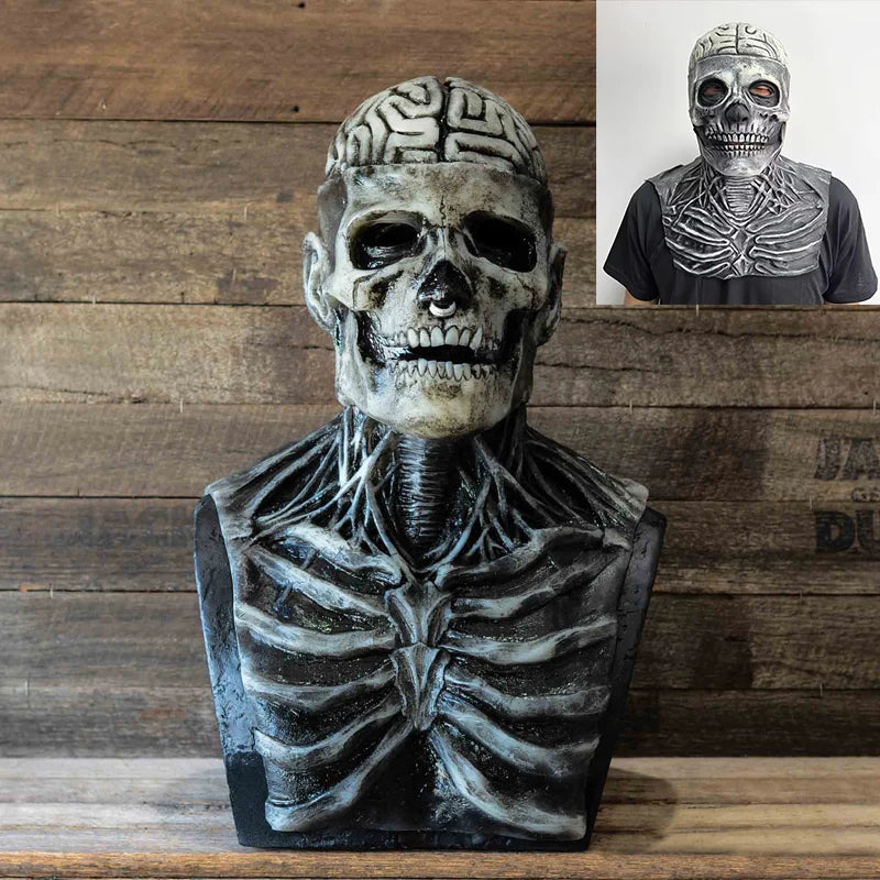 Realistic Red Skull Mask