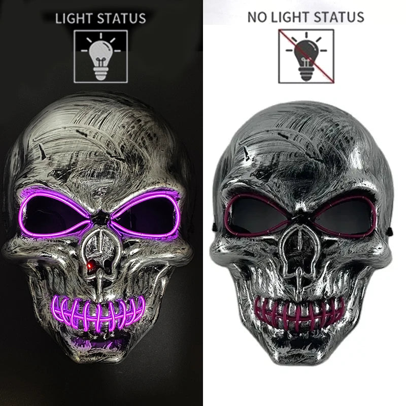Realistic Red Skull Mask