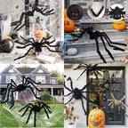 Giant Plush Halloween Spiders