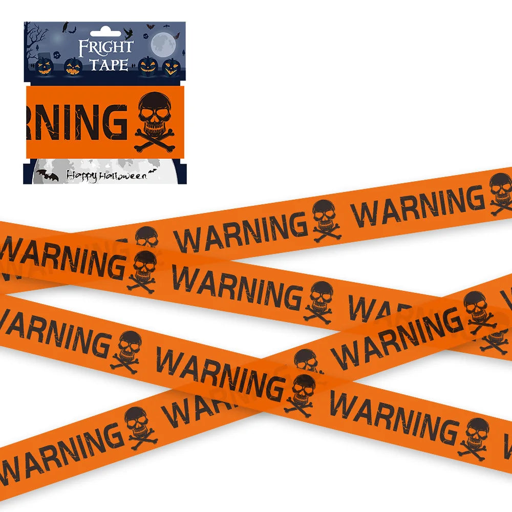 Skull Head Warning Tape