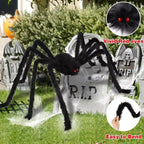 Giant Plush Halloween Spiders