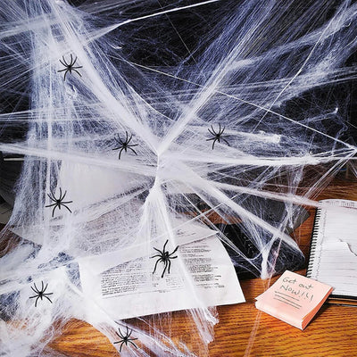 Stretchy Halloween Spider Web