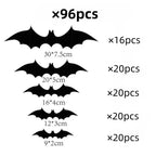 3D PVC Bat Wall Stickers