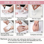 Realistic Scar Tattoo Stickers