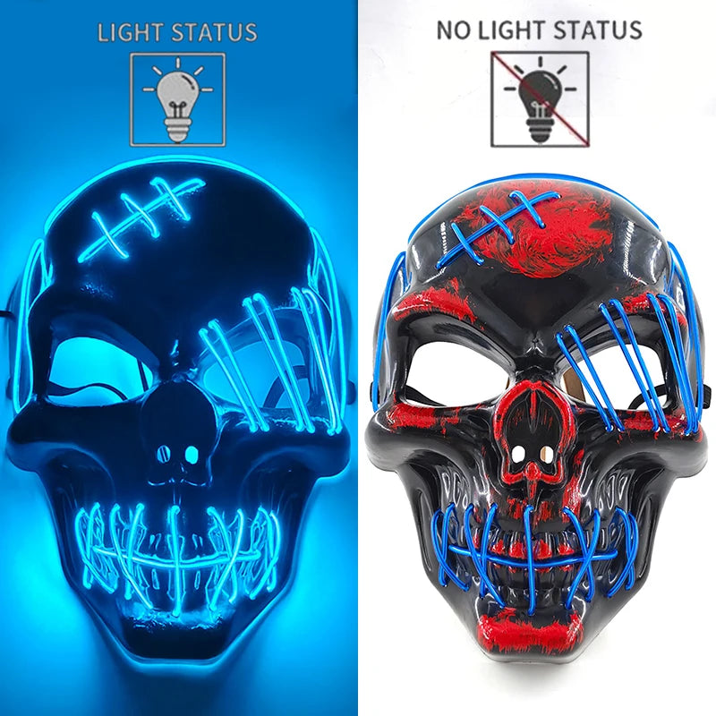 Realistic Red Skull Mask
