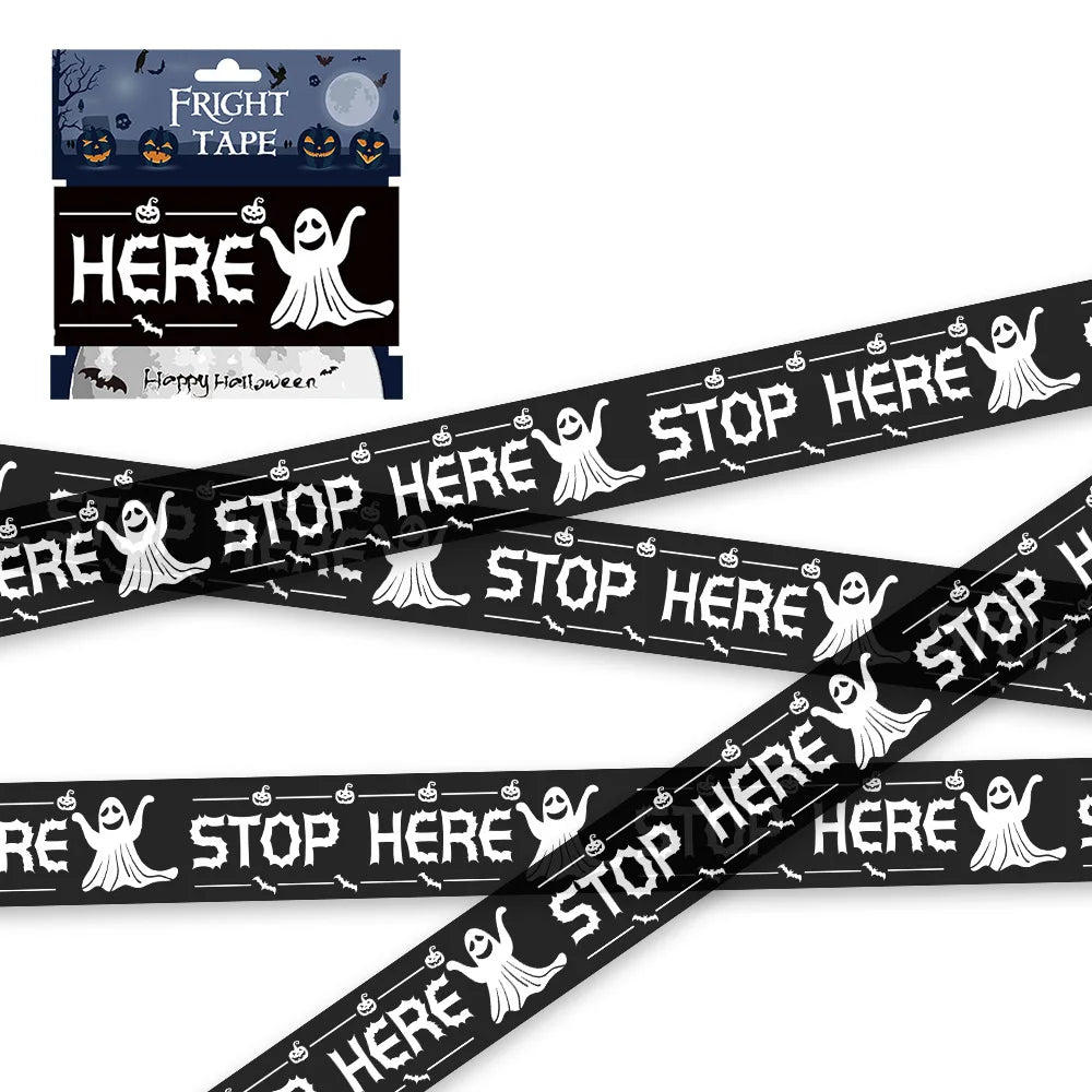 Skull Head Warning Tape