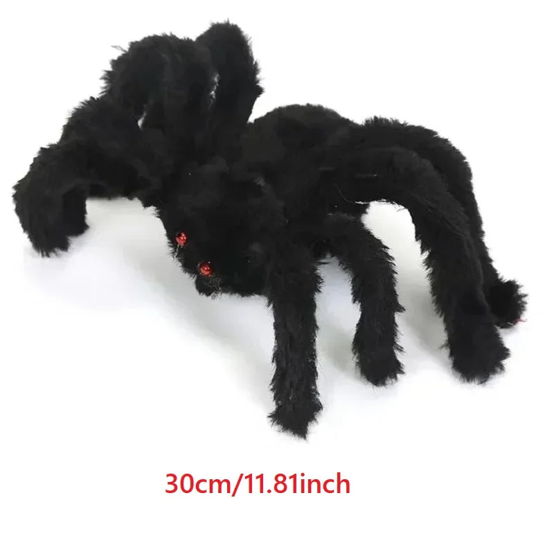 Giant Plush Halloween Spiders