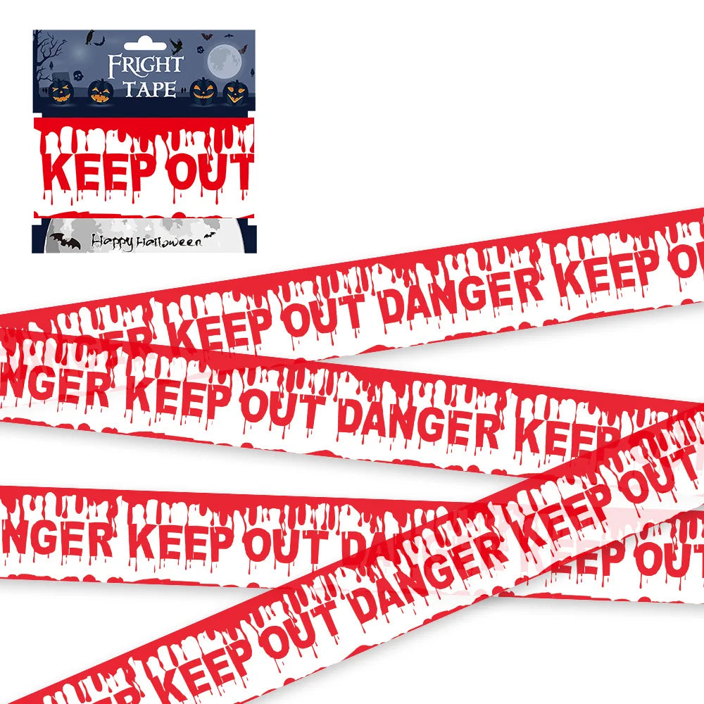 Skull Head Warning Tape
