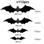 3D PVC Bat Wall Stickers