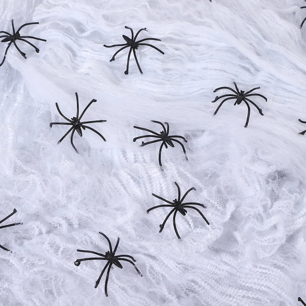 Stretchy Halloween Spider Web