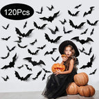 3D PVC Bat Wall Stickers