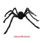 Giant Plush Halloween Spiders