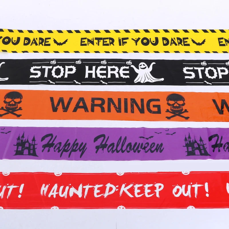 Skull Head Warning Tape