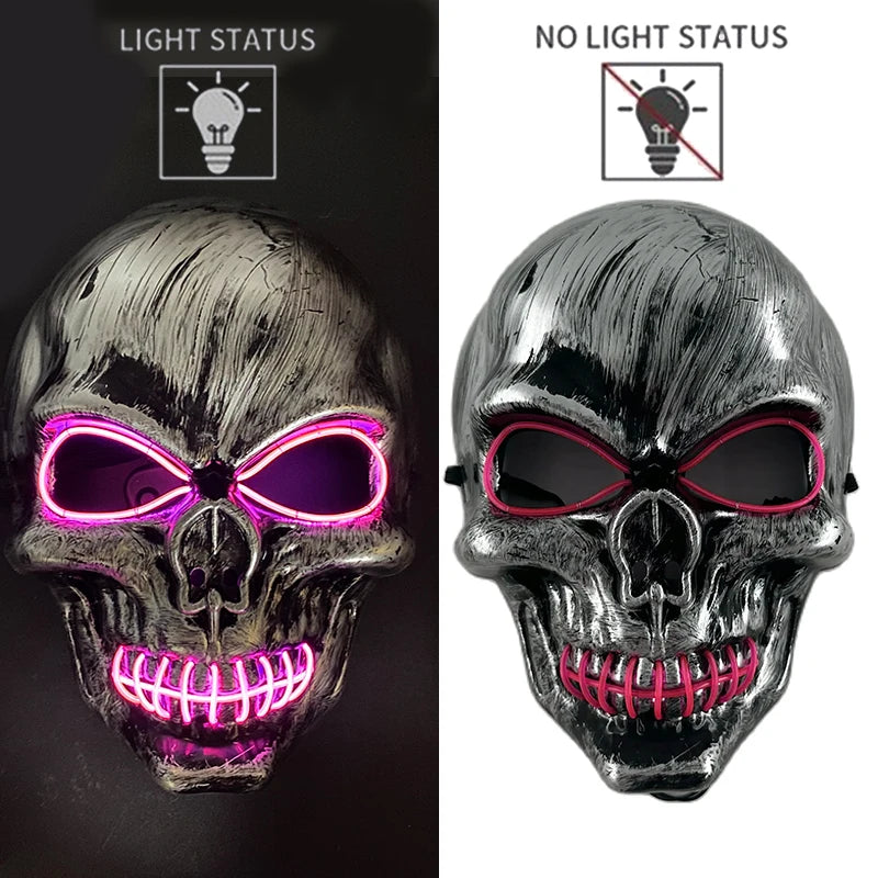 Realistic Red Skull Mask