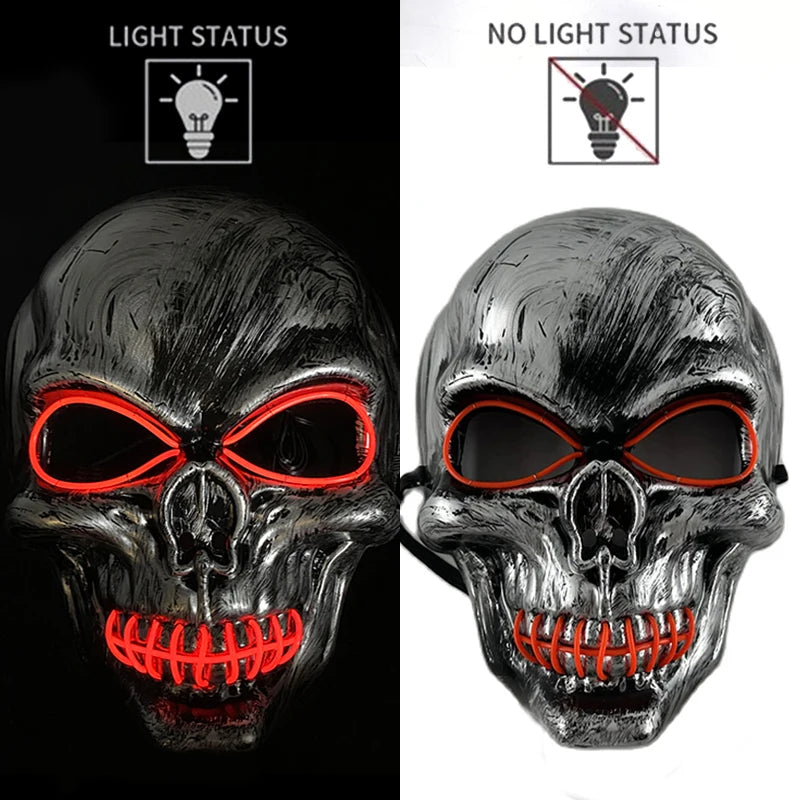 Realistic Red Skull Mask