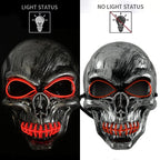 Realistic Red Skull Mask