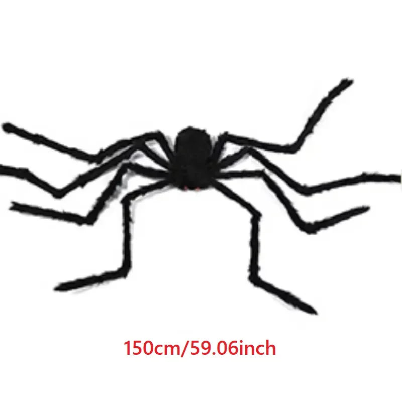 Giant Plush Halloween Spiders