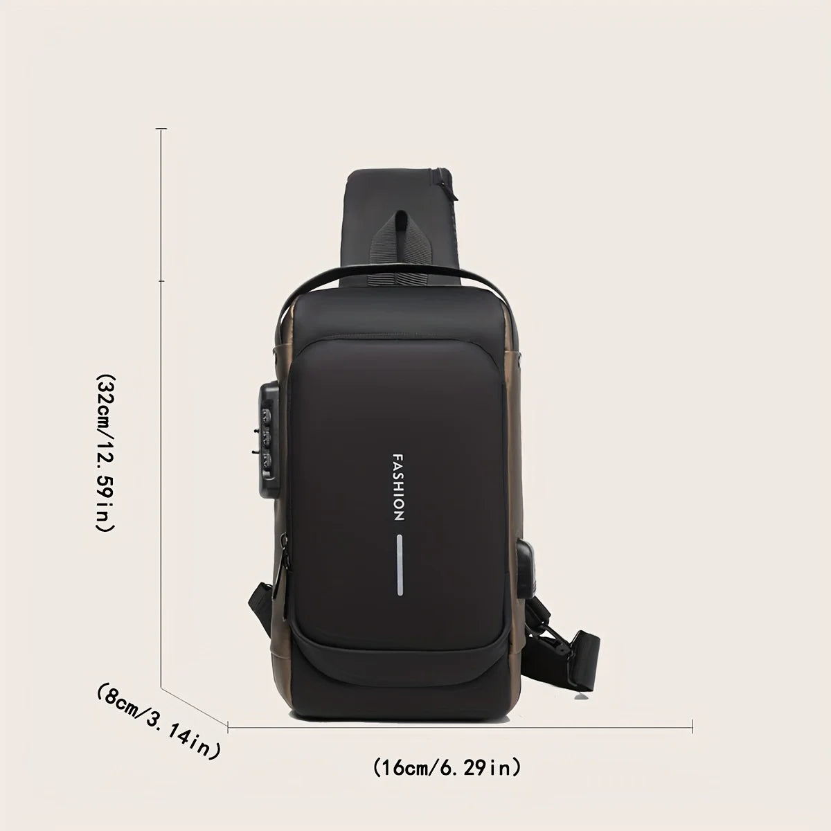 Anti-Theft Sling Bag – Stylish, Secure, and Travel-Ready
