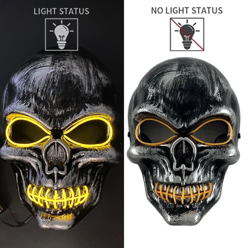 Realistic Red Skull Mask