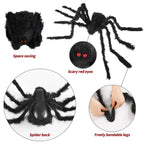Giant Plush Halloween Spiders
