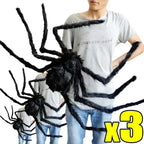 Giant Plush Halloween Spiders