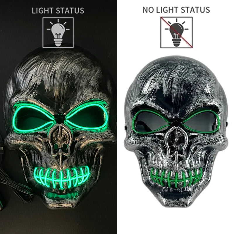 Realistic Red Skull Mask