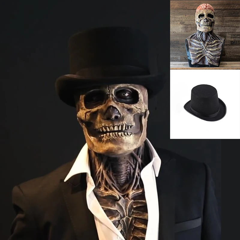 Realistic Red Skull Mask